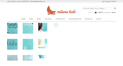Desktop Screenshot of milunakids.com