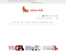 Tablet Screenshot of milunakids.com